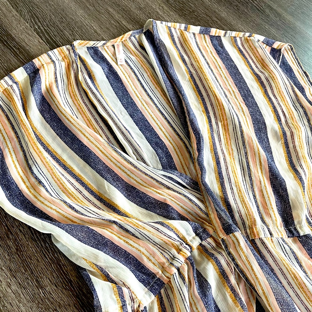 Striped Kimono- Size Medium